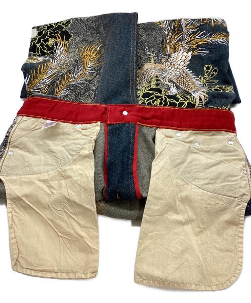仏喜羅坊（ブッキラボウ）仏喜羅坊 (ブッキラボウ) デニムパンツ ブルー サイズ:34の古着・服飾アイテム