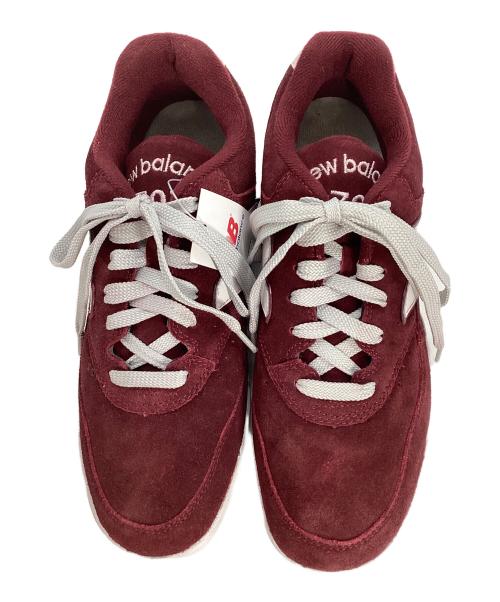 NEW BALANCE（ニューバランス）NEW BALANCE (ニューバランス) T702 EE スエード バーガンディー サイズ:25の古着・服飾アイテム