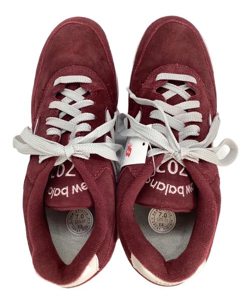 NEW BALANCE（ニューバランス）NEW BALANCE (ニューバランス) T702 EE スエード バーガンディー サイズ:25の古着・服飾アイテム
