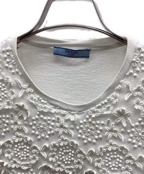 PRADA（プラダ）PRADA (プラダ) Tシャツ ホワイト サイズ:Sの古着・服飾アイテム