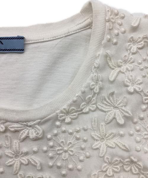 PRADA（プラダ）PRADA (プラダ) Tシャツ ホワイト サイズ:Sの古着・服飾アイテム