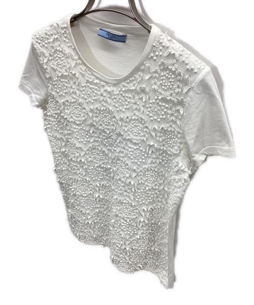 PRADA（プラダ）PRADA (プラダ) Tシャツ ホワイト サイズ:Sの古着・服飾アイテム