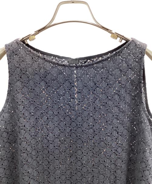 FOXEY NEWYORK（フォクシーニューヨーク）FOXEY NEWYORK (フォクシーニューヨーク) 2wayワンピース ブラック サイズ:38の古着・服飾アイテム