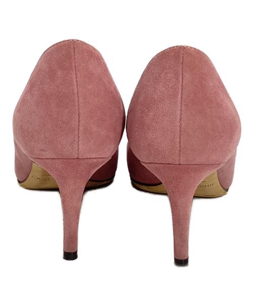 JIMMY CHOO（ジミーチュウ）JIMMY CHOO (ジミーチュウ) スウェードパンプス　ジミーチュウ ピンク サイズ:36の古着・服飾アイテム