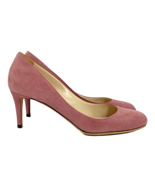 JIMMY CHOO（ジミーチュウ）JIMMY CHOO (ジミーチュウ) スウェードパンプス　ジミーチュウ ピンク サイズ:36の古着・服飾アイテム
