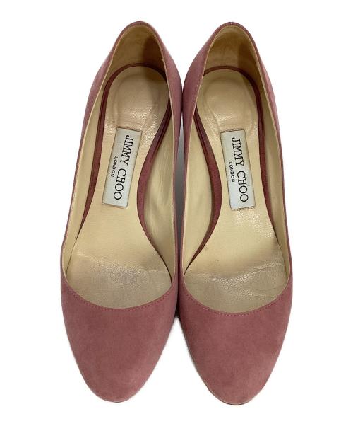 JIMMY CHOO（ジミーチュウ）JIMMY CHOO (ジミーチュウ) スウェードパンプス　ジミーチュウ ピンク サイズ:36の古着・服飾アイテム
