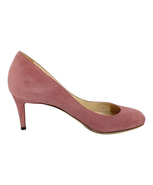 JIMMY CHOO（ジミーチュウ）JIMMY CHOO (ジミーチュウ) スウェードパンプス　ジミーチュウ ピンク サイズ:36の古着・服飾アイテム
