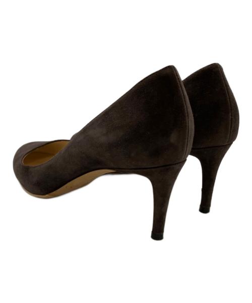 JIMMY CHOO（ジミーチュウ）JIMMY CHOO (ジミーチュウ) スウェードパンプス ブラウン サイズ:36の古着・服飾アイテム