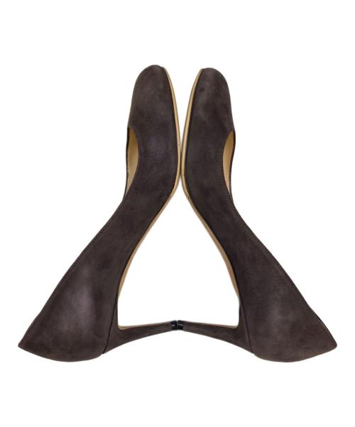 JIMMY CHOO（ジミーチュウ）JIMMY CHOO (ジミーチュウ) スウェードパンプス ブラウン サイズ:36の古着・服飾アイテム