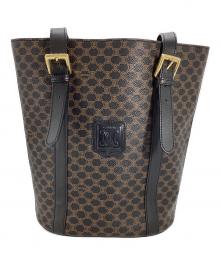CELINE（セリーヌ）の古着「トートバッグ マカダム  CELINE」｜ブラウン
