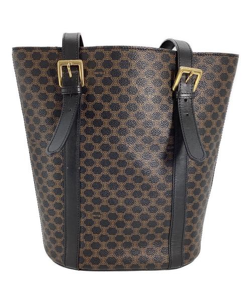 CELINE（セリーヌ）CELINE (セリーヌ) トートバッグ マカダム  CELINE ブラウンの古着・服飾アイテム
