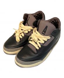 NIKE×A Ma Maniere（ナイキ×ア・マ・マニエール）の古着「Air Jordan 3 Retro OG SP "Black and Flat Pewter/WYWS" ウィメンズ エアジョーダン3 レトロ OG SP "ブラック アンド フラットピューター/WYWS"」｜パープル×ブラック