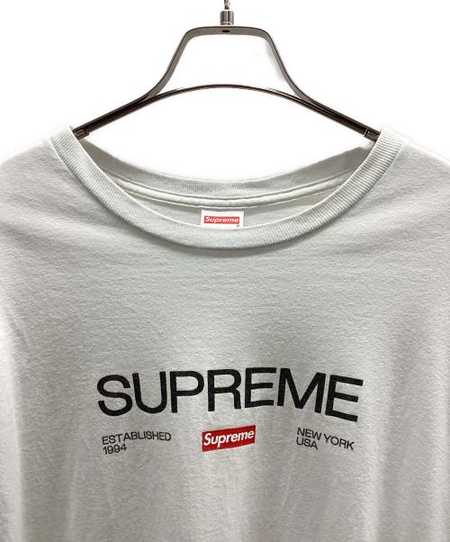 SUPREME（シュプリーム）SUPREME (シュプリーム) 半袖Tシャツ ホワイト サイズ:Lの古着・服飾アイテム
