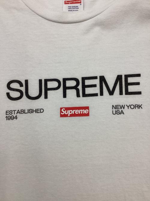 SUPREME（シュプリーム）SUPREME (シュプリーム) 半袖Tシャツ ホワイト サイズ:Lの古着・服飾アイテム