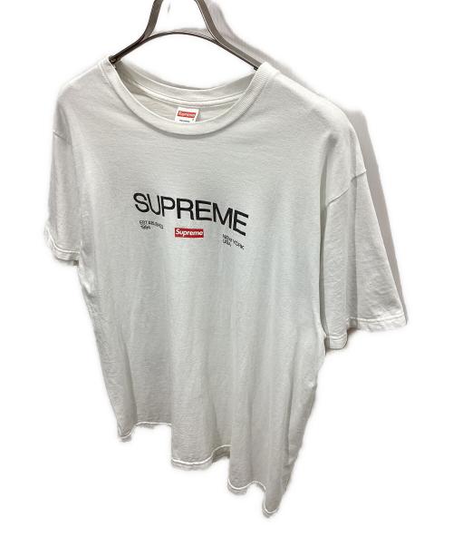SUPREME（シュプリーム）SUPREME (シュプリーム) 半袖Tシャツ ホワイト サイズ:Lの古着・服飾アイテム