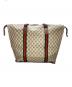 GUCCI (グッチ) グッチ　GGスプリーム　シェリーライン　ボストンバッグ ブラウン：35000円