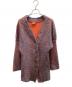 Vivienne Westwood RED LABEL（ヴィヴィアンウエストウッドレッドレーベル）の古着「薄手カーディガン」｜グレー×オレンジ