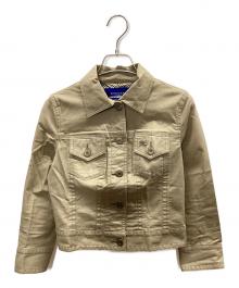 BURBERRY BLUE LABEL（バーバリー ブルー レーベル）の古着「デニムジャケット」｜ベージュ