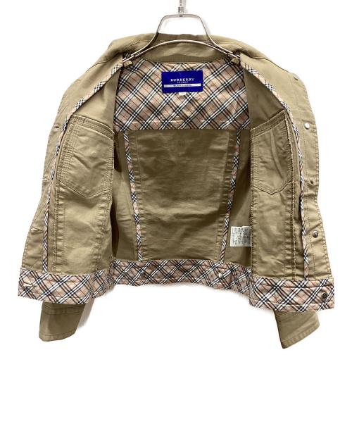 BURBERRY BLUE LABEL（バーバリー ブルー レーベル）BURBERRY BLUE LABEL (バーバリー ブルー レーベル) デニムジャケット ベージュ サイズ:36の古着・服飾アイテム