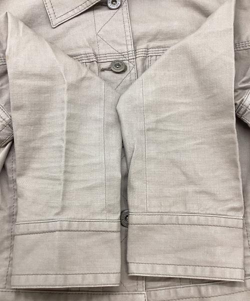 BURBERRY BLUE LABEL（バーバリー ブルー レーベル）BURBERRY BLUE LABEL (バーバリー ブルー レーベル) デニムジャケット ベージュ サイズ:36の古着・服飾アイテム