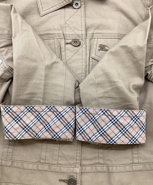 BURBERRY BLUE LABEL（バーバリー ブルー レーベル）BURBERRY BLUE LABEL (バーバリー ブルー レーベル) デニムジャケット ベージュ サイズ:36の古着・服飾アイテム