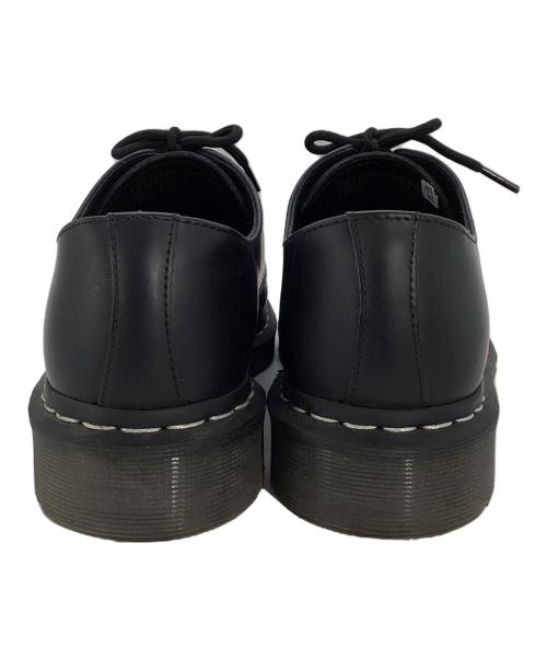 Dr.Martens（ドクターマーチン）Dr.Martens (ドクターマーチン) ホワイトステッチ 3 ホール シューズ ブラック サイズ:UKの古着・服飾アイテム