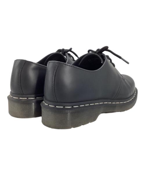 Dr.Martens（ドクターマーチン）Dr.Martens (ドクターマーチン) ホワイトステッチ 3 ホール シューズ ブラック サイズ:UKの古着・服飾アイテム