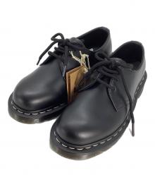 Dr.Martens（ドクターマーチン）の古着「Dr.Martens　1461 ホワイトステッチ 3 ホール シューズ」｜ブラック