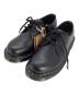 Dr.Martens（ドクターマーチン）の古着「Dr.Martens　1461 ホワイトステッチ 3 ホール シューズ」｜ブラック
