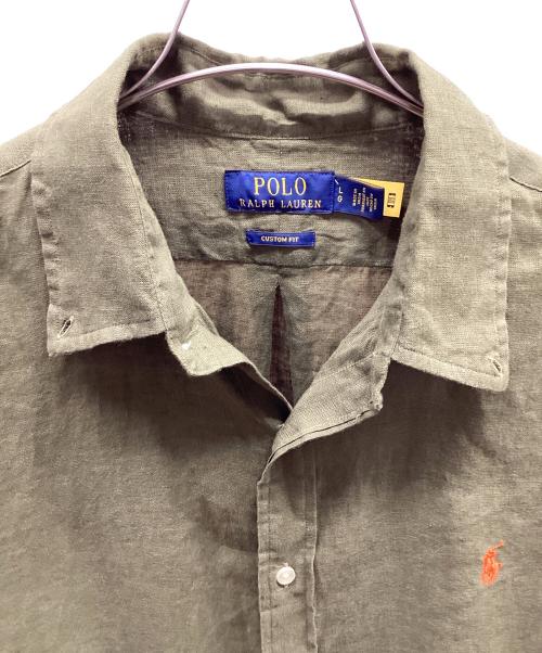 POLO RALPH LAUREN（ポロ・ラルフローレン）POLO RALPH LAUREN (ポロ・ラルフローレン) 長袖シャツ カーキ サイズ:Lの古着・服飾アイテム