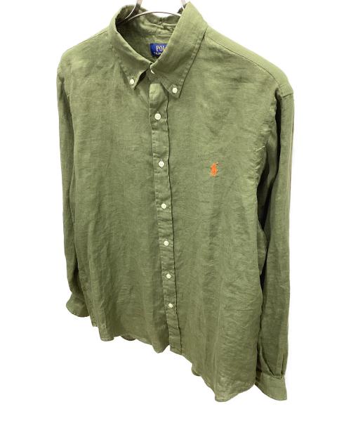 POLO RALPH LAUREN（ポロ・ラルフローレン）POLO RALPH LAUREN (ポロ・ラルフローレン) 長袖シャツ カーキ サイズ:Lの古着・服飾アイテム