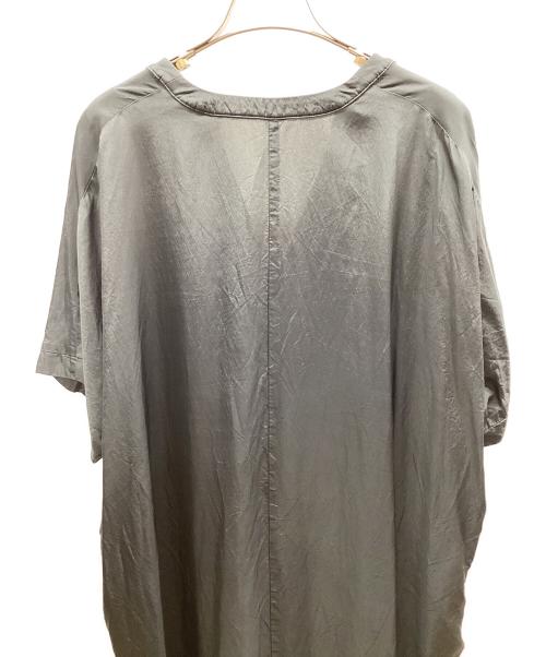 evam eva（エヴァムエヴァ）evam eva (エヴァムエヴァ) 半袖ワンピース グレー サイズ:Freeの古着・服飾アイテム