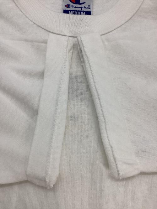 Champion（チャンピオン）Champion (チャンピオン) 半袖カットソー ホワイト サイズ:M 未使用品の古着・服飾アイテム