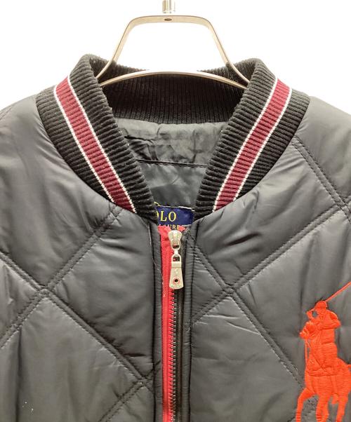 POLO RALPH LAUREN（ポロ・ラルフローレン）POLO RALPH LAUREN (ポロ・ラルフローレン) キルティングジャケット ブラック サイズ:Lの古着・服飾アイテム
