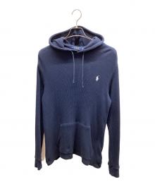 POLO RALPH LAUREN（ポロ・ラルフローレン）の古着「サーマルパーカー」｜ネイビー