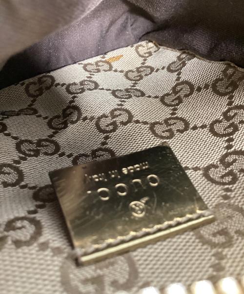 GUCCI（グッチ）GUCCI (グッチ) グッチ GGキャンバス ウエストポーチ ベージュ×ゴールドの古着・服飾アイテム