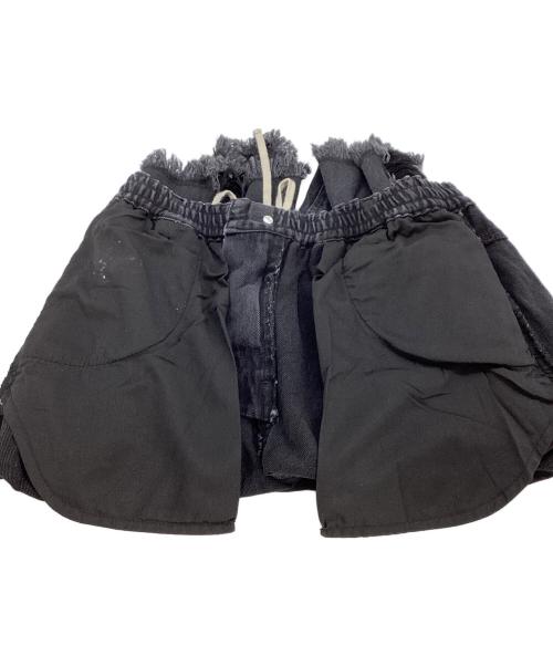 DANKE SCHON（ダンケ シェーン）DANKE SCHON (ダンケ シェーン) デニムハーフパンツ ブラック サイズ:Sの古着・服飾アイテム