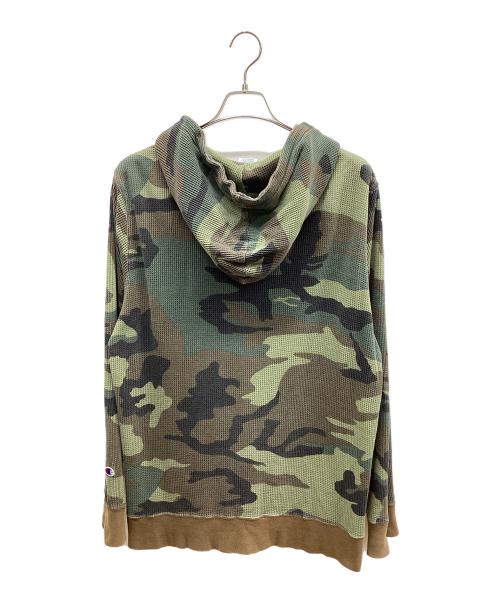 Champion（チャンピオン）Champion (チャンピオン) ジップパーカー カーキ サイズ:XLの古着・服飾アイテム