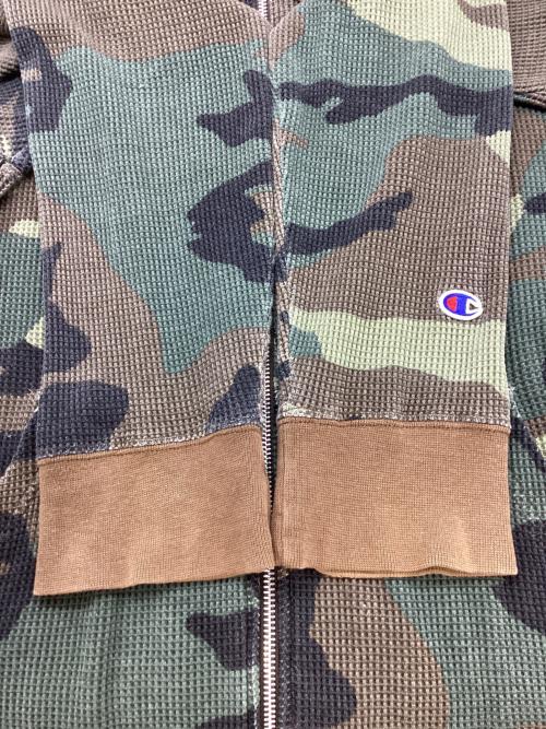 Champion（チャンピオン）Champion (チャンピオン) ジップパーカー カーキ サイズ:XLの古着・服飾アイテム