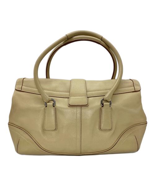 COACH（コーチ）COACH (コーチ) ハンドバッグ アイボリーの古着・服飾アイテム