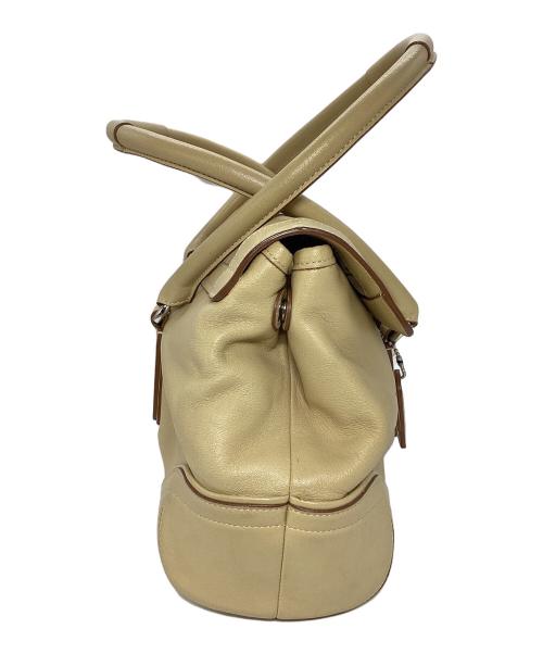 COACH（コーチ）COACH (コーチ) ハンドバッグ アイボリーの古着・服飾アイテム