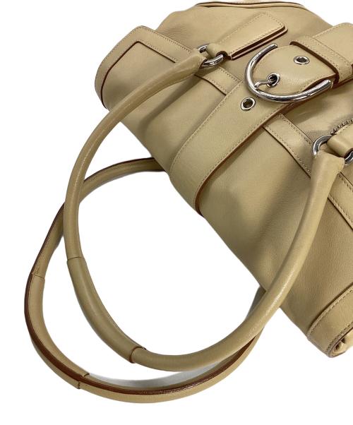 COACH（コーチ）COACH (コーチ) ハンドバッグ アイボリーの古着・服飾アイテム