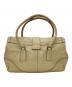 COACH (コーチ) ハンドバッグ アイボリー：7000円