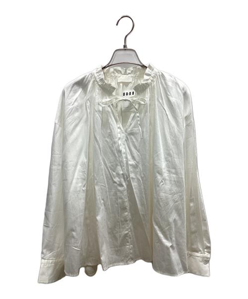 BALLSEY（ボールジィ）BALLSEY (ボールジィ) フリルブラウス ホワイト サイズ:36の古着・服飾アイテム