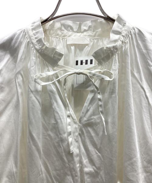 BALLSEY（ボールジィ）BALLSEY (ボールジィ) フリルブラウス ホワイト サイズ:36の古着・服飾アイテム