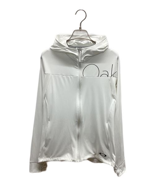 OAKLEY（オークリー）OAKLEY (オークリー) ジップパーカー ホワイト サイズ:Lの古着・服飾アイテム