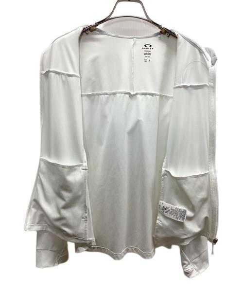OAKLEY（オークリー）OAKLEY (オークリー) ジップパーカー ホワイト サイズ:Lの古着・服飾アイテム