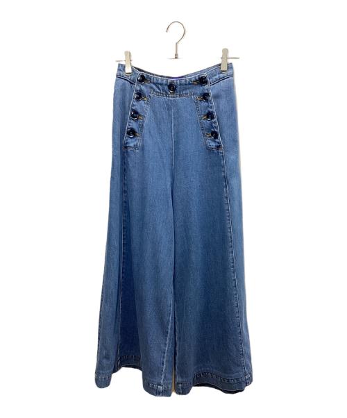 GAP studio（ギャップ スタジオ）GAP studio (ギャップ スタジオ) デニムセーラーパンツ インディゴ サイズ:63.5cm（W25）の古着・服飾アイテム