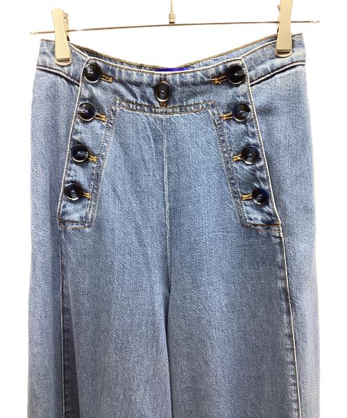 GAP studio（ギャップ スタジオ）GAP studio (ギャップ スタジオ) デニムセーラーパンツ インディゴ サイズ:63.5cm（W25）の古着・服飾アイテム