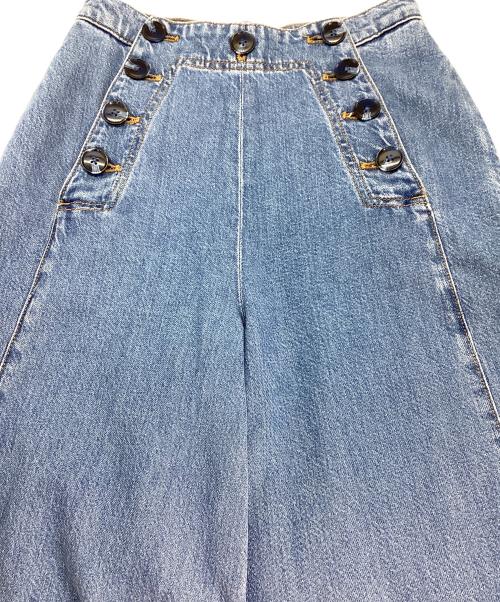 GAP studio（ギャップ スタジオ）GAP studio (ギャップ スタジオ) デニムセーラーパンツ インディゴ サイズ:63.5cm（W25）の古着・服飾アイテム